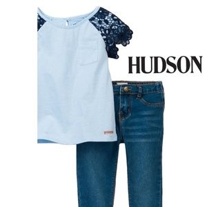 Hudson Jeans | Lace Sleeve Top Set
